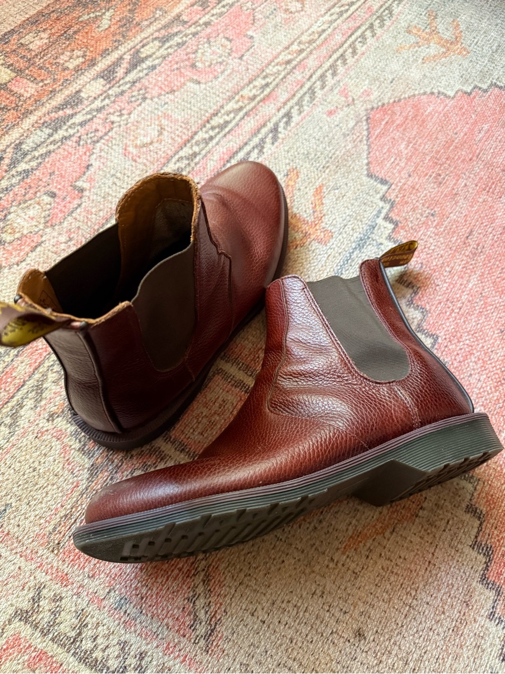 Men's Chelsea Dr Martens in Oxblood Leather